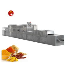 High Energy Saving Condiment Flavor Seasoning Sauce Tunnel Microwave Drying Sterilization Machine